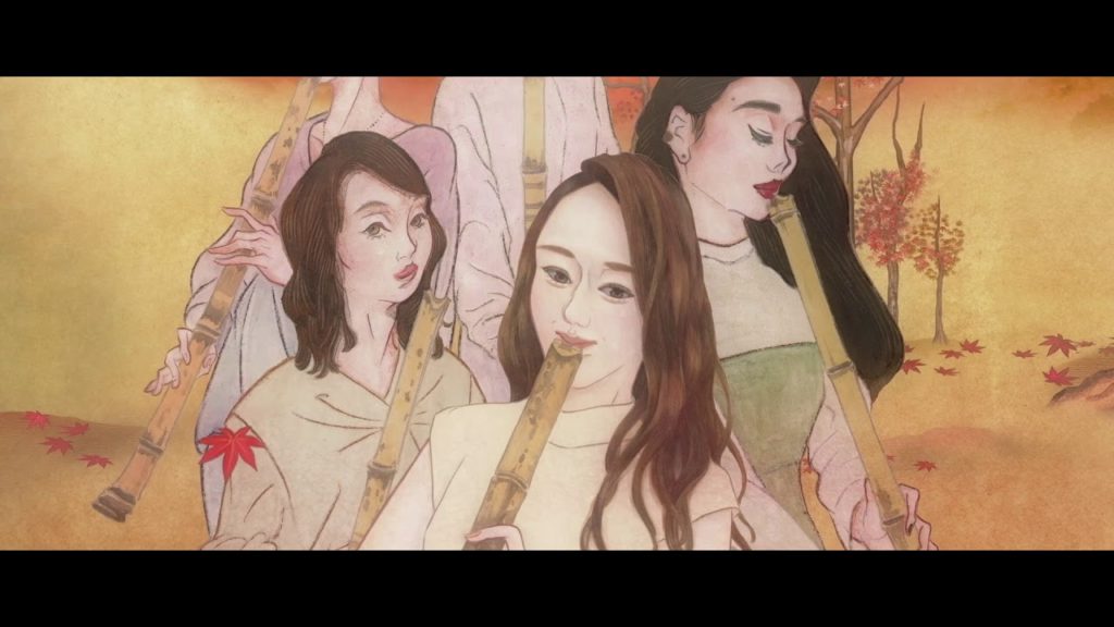 Japanese Paintings×Bamboo Flute Orchestra “Jupiter”Music Video デジタル絵巻MV