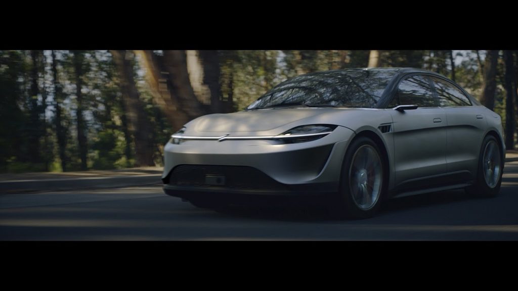 VISION-S prototype vehicle concept movie